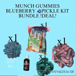 MUNCH GUMMIES ~ BLUEberry PICKLE KIT BUNDLE