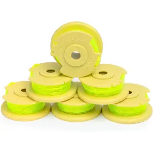 6 Pack Weed Eater String Replacement for Ryobi 18v, 24v, and 40v Cordless Trimmers