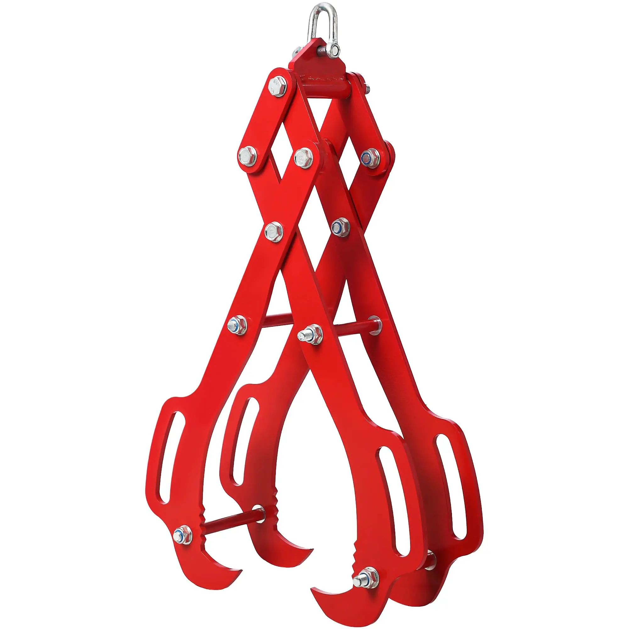 【GARVEE】Heavy Duty Log Lifting Tongs with 2 or 4 Claw Design: Versatile 18 to 36 Inch Options, Superior Grip, Powder-Coated Steel, and 360-Degree Rotation for Efficient Lumber Skidding and Logging.