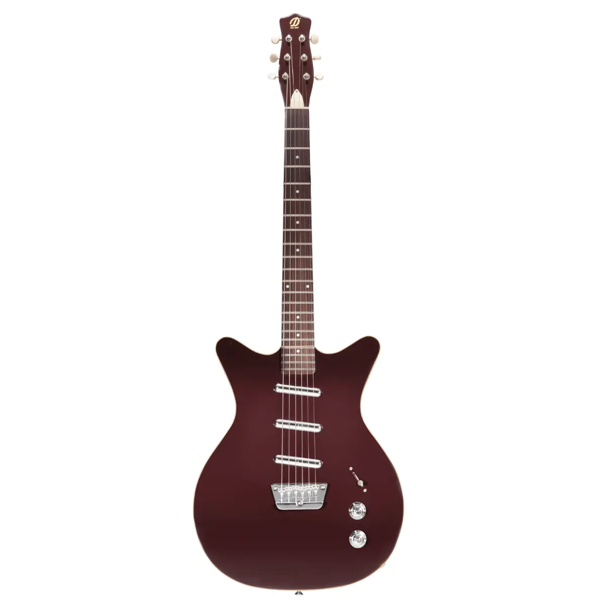 Danelectro '59 Triple Divine Electric Guitar Dark Burgundy