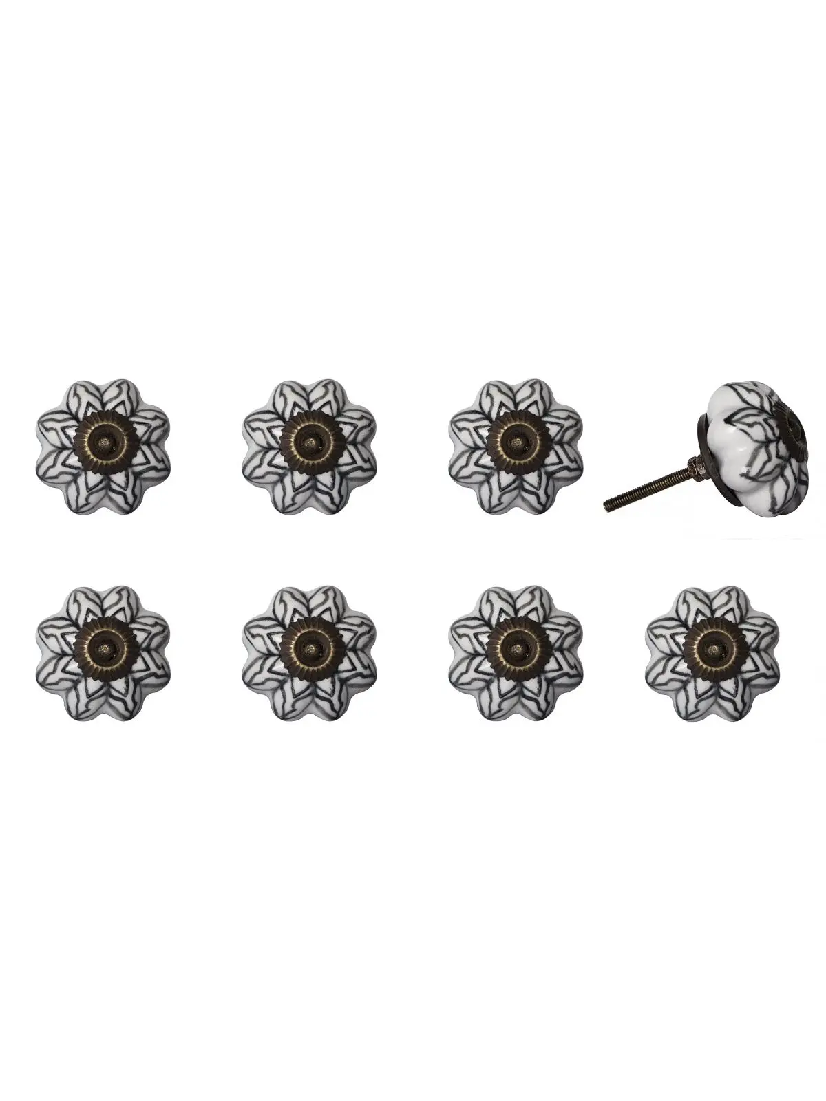 Knob-It 676685031761 Home Decor Classic Cabinet & Drawer Knobs 8-Piece K3951
