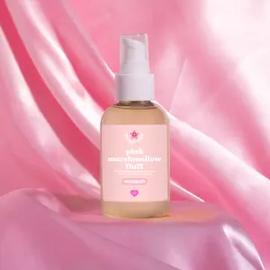Pink Marshmallow Fluff Scented Body Oil - Strawberry Marshmallow Scented 4 oz Moisturizing Dry Body Oil with Long Lasting Scent Aroma