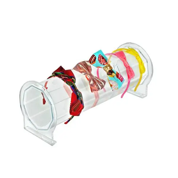 Azar Displays Acrylic Headband Counter Display 15.875" W x 6.5" H, Clear