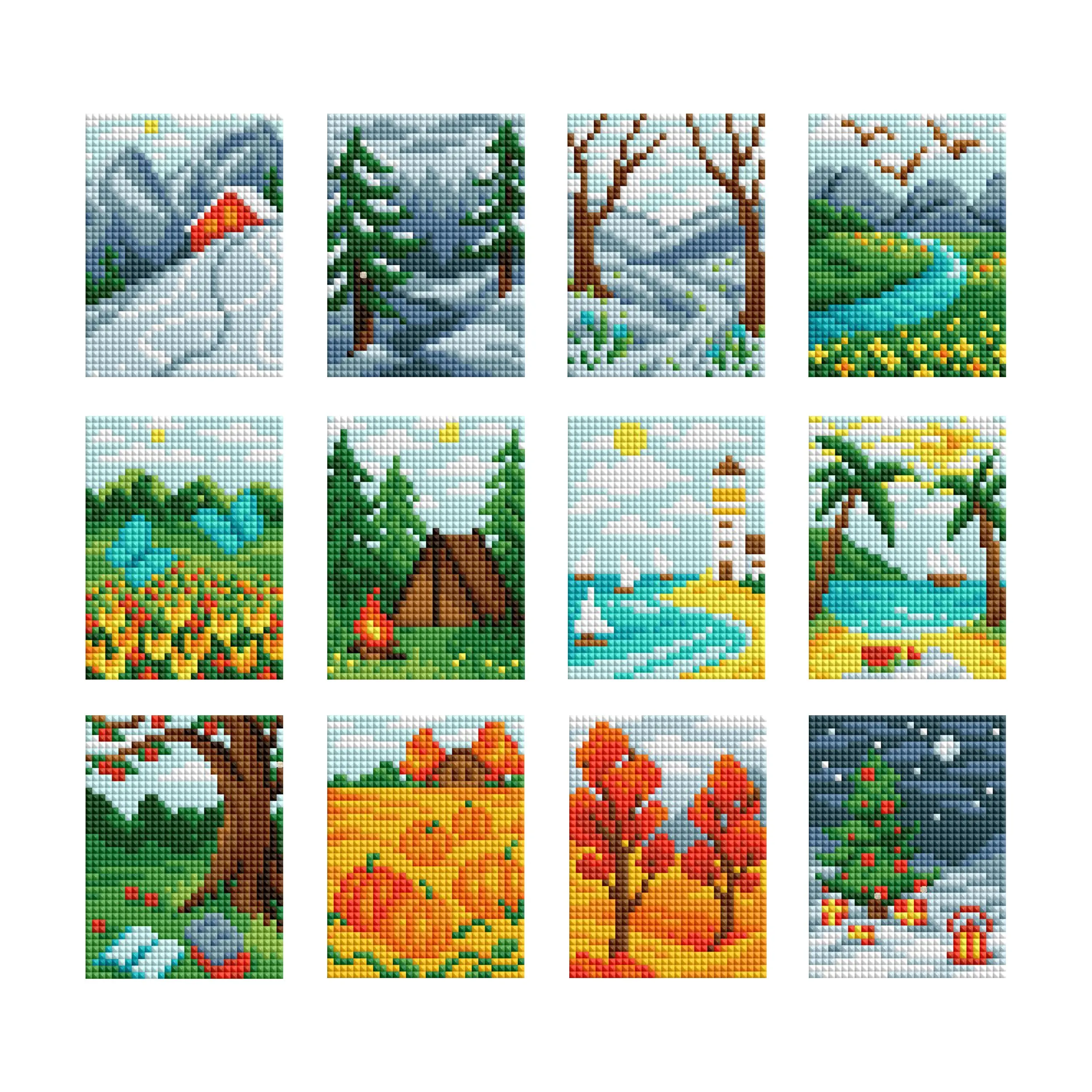 Diamond Art Club® Mini Dazzles™ - Months of the Year Diamond Painting Kit