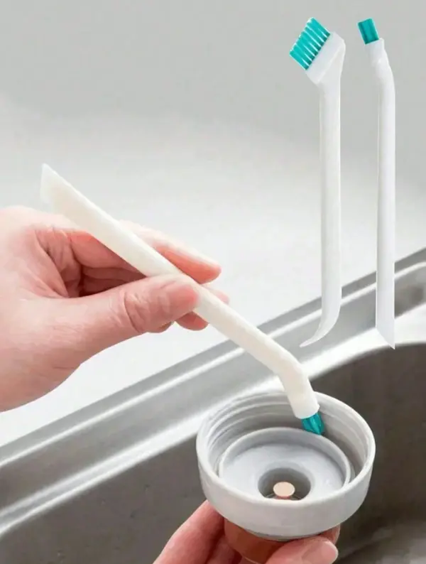 Household Plastic Crevice Brush Set - 1pc Multifunctional Detailed Small Cleaning Tool, Narrow Fit for Gaps/Corners, Reaching Small Hard-to-Access Areas for Home Care & Maintaining Cleanliness in Your Home