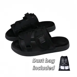 Comfortable Slides for Men and Women – Signature Design with Adjustable Straps, Cowboy Boot Slippers for Men Western House Slippers Indoor & Outdoor Square Toe Chestnut Soft Faux Fur Lining Durable Cotton Fabric Flat Footwear