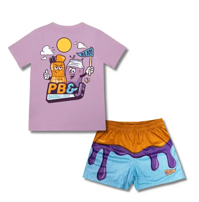 Baseball Lifestyle 101 Perfect Pair Set | Youth & Adult Tee & Mesh Shorts
