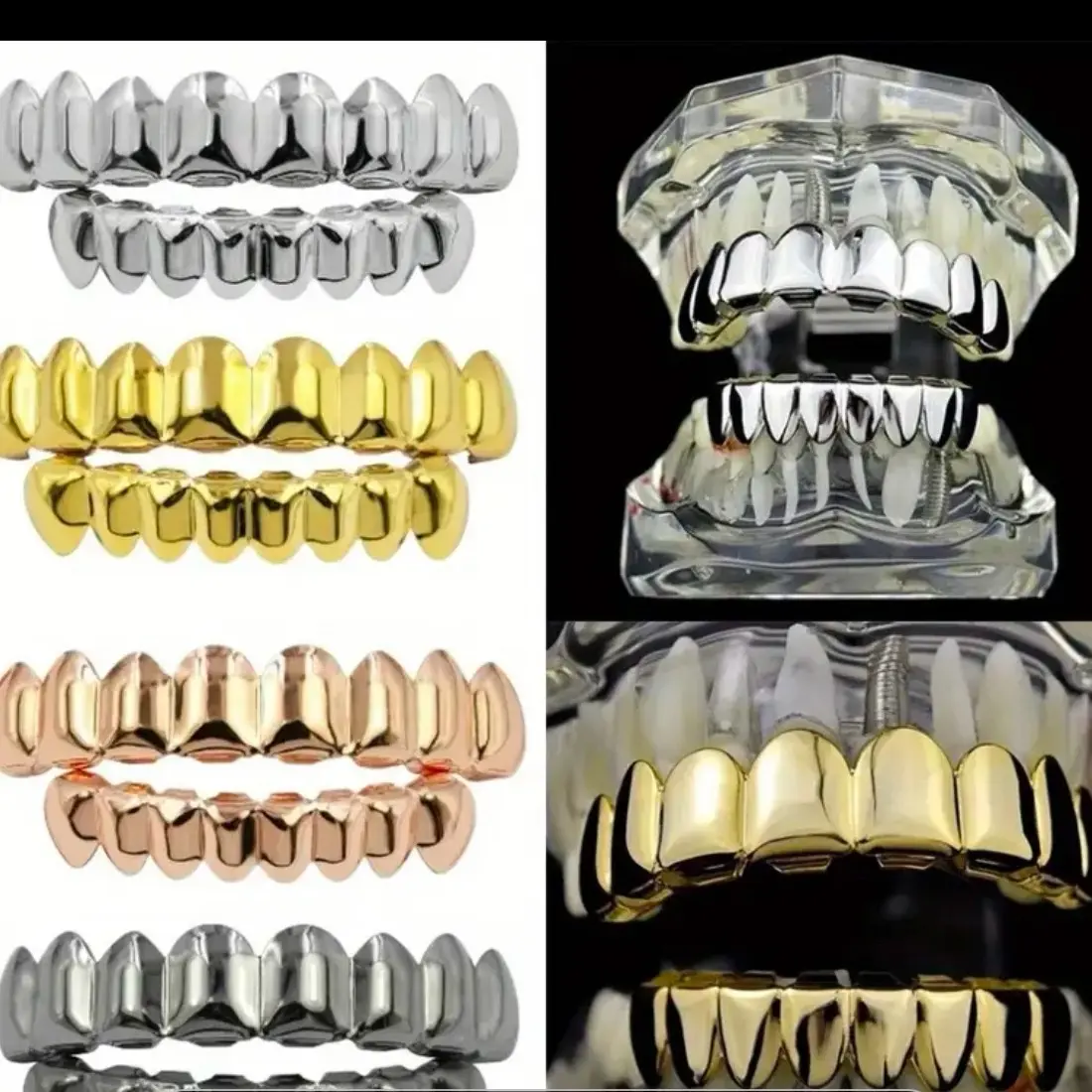 2 Piece Unisex Grills Set 2 Piece Unisex Grills Set