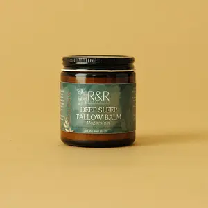Magnesium Tallow Balm for Body Health and Calming Sleep moisturizing bodybutter