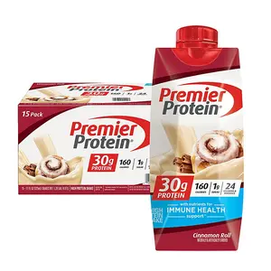 Premier Protein 30g High Protein Shake, Cinnamon Roll 11 fl. oz., 15 pk. protein shakes Workout Supplement Flavor