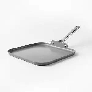 Nonstick Ceramic Single Burner Griddle Pan Dark Gray - Figmint Nonstick Ceramic Single Burner Griddle Pan Dark Gray - Figmint