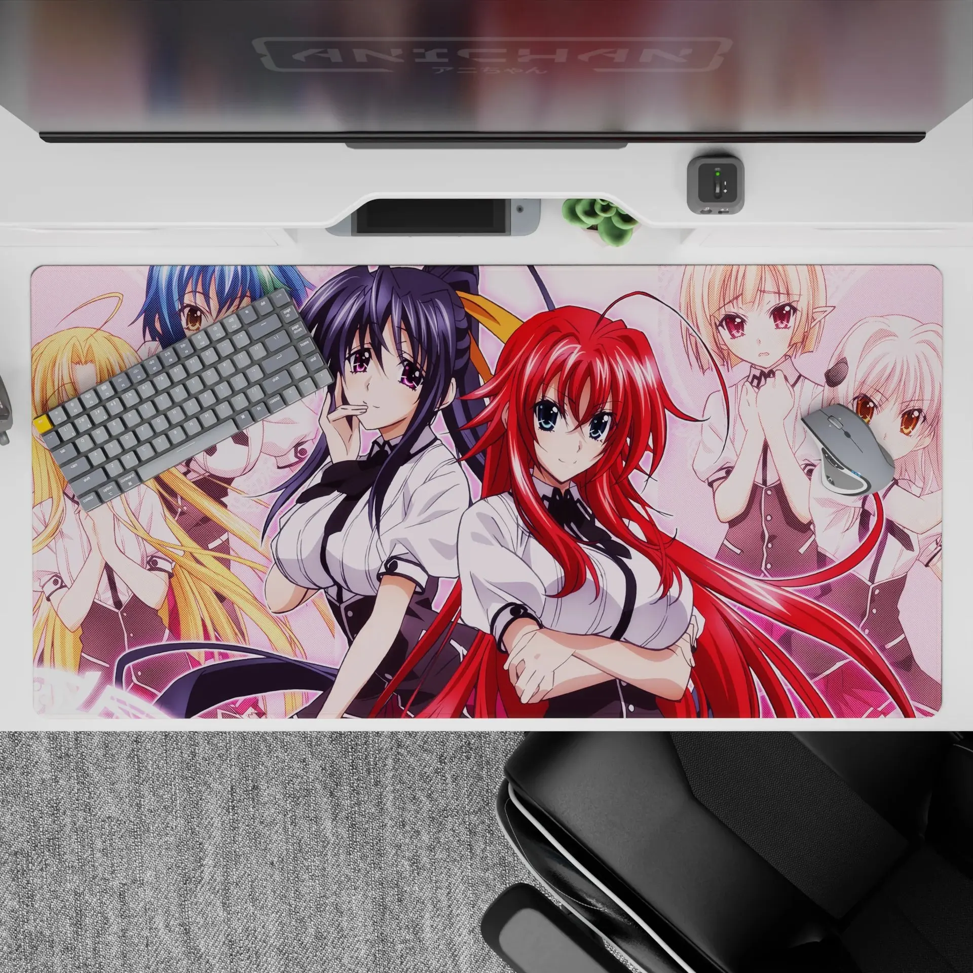 High School DxD - Anime Mouse Pad and Desk Pad - Glowing Anime Vibes