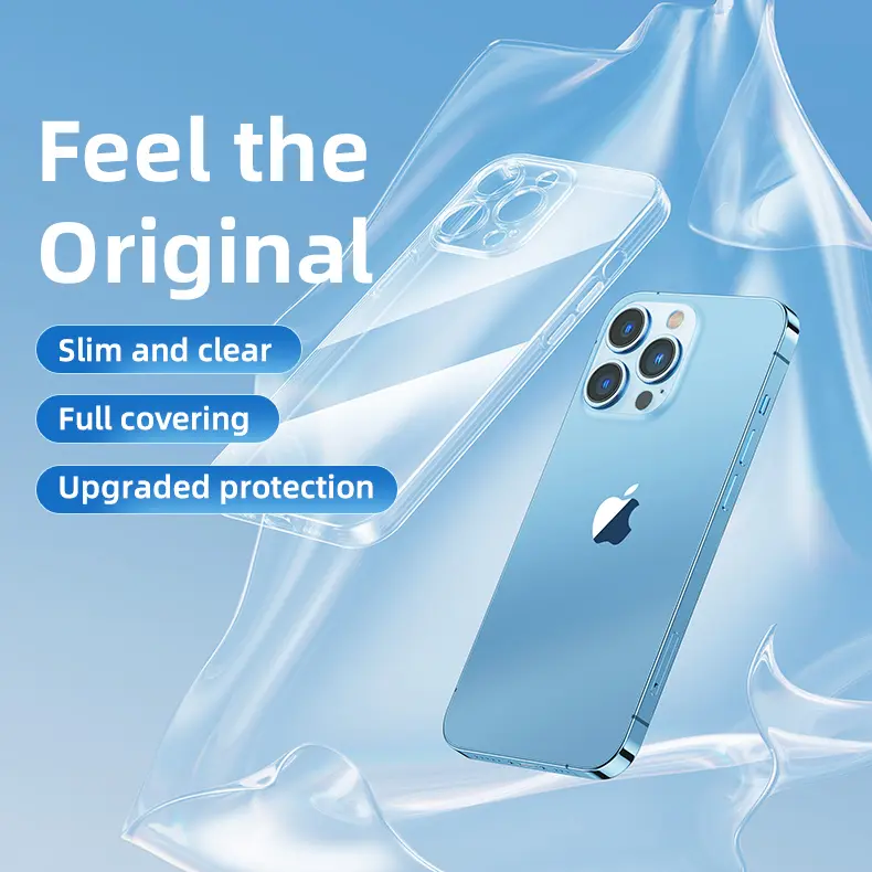 Clear case for iPhone 13 Mini 5.4-inch , Waterproof & Drop Resistant