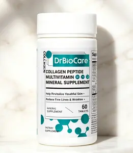DrBioCare Complete Dietary Supplement with Collagen, Vitamin D3, C, Probiotics & B Complex for Beauty Wellness