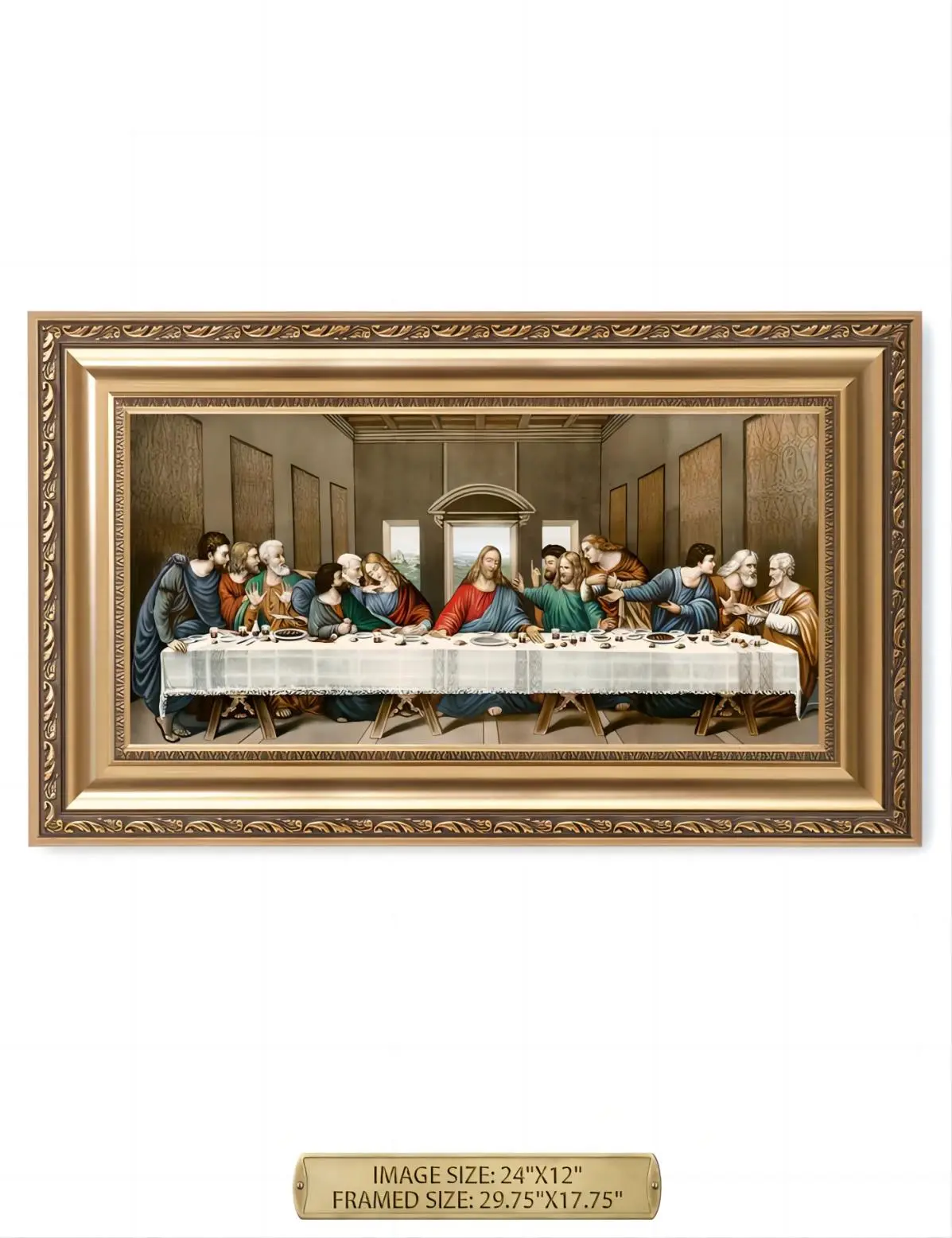 DECORARTS-The Last Supper, Leonardo Da Vinci Classic Art Reproductions. Giclee Canvas Prints Wall Art For Home Decor Poster Painting
