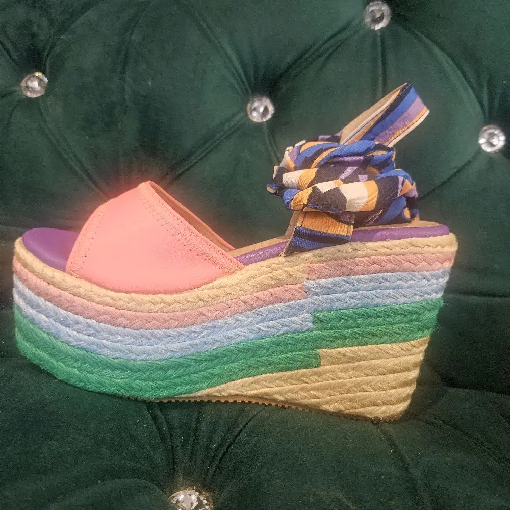Rainbow Sandals - Casual Summer Footwear for Everyday Wear