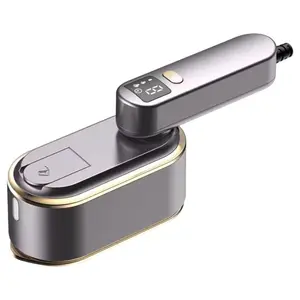 Travel Steamer Iron for Clothes - 1200W Handheld Size Portable Travel Steamer, 3 Steam Levels Clothes Steamer with LCD Screen, 10S Fast Heat-up Steamer for Dress Shirt Home Travel