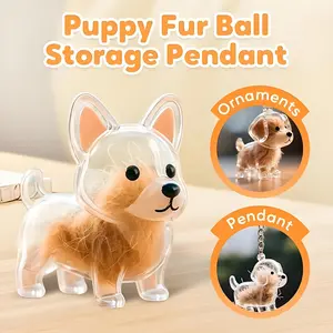 Engraved Claw Print Pet Hair Memorial Box, Dog, Poodle, Puppy and Cat Fur Keepsake Jar, Sympathy Gift for Pet Lovers, Deeply Sentimental Memorial Gift