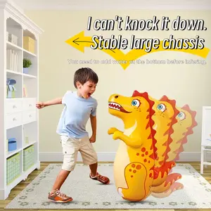 PVC Inflatable Dinosaur Toy for Kids, Playroom, Large Cartoon Balancing Act, Outdoor Play Equipment, Fun & Safe Design