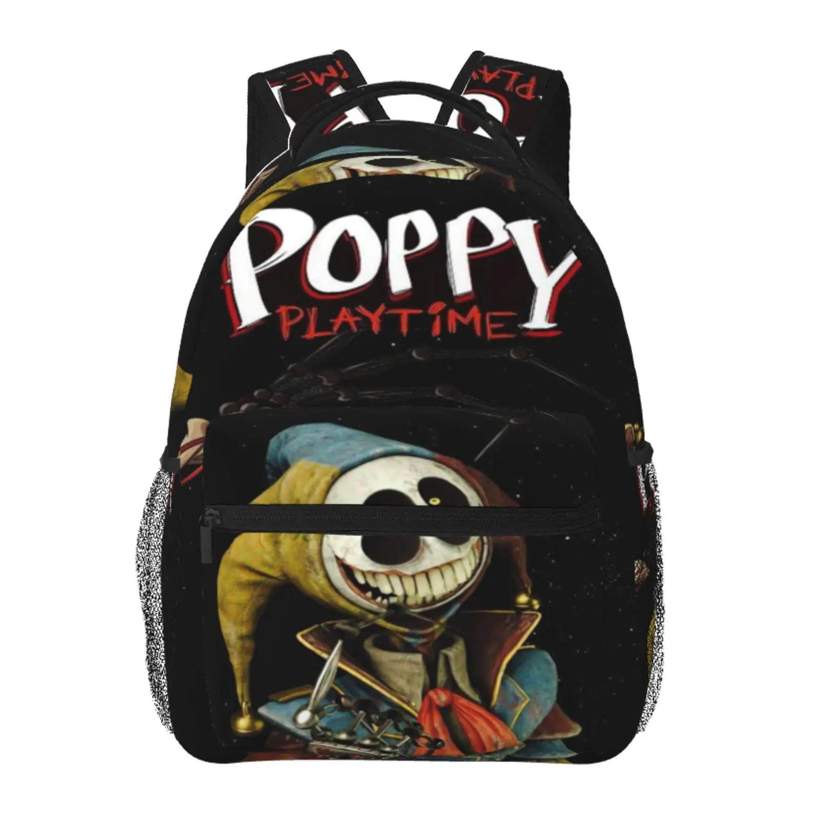 Poppy Playtime backpacks for school—large-capacity laptop daypacks with exquisite prints, durable casual bookbags for campus daily commutes; a gift for teen students.
