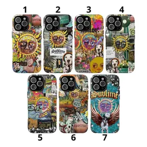 Sublime iPhone Case, Aesthetic Sublime Punk Rock Band Lou Dog Phone Case, Punk Rock Beach Case for iPhone 16 15 14 13 12 11