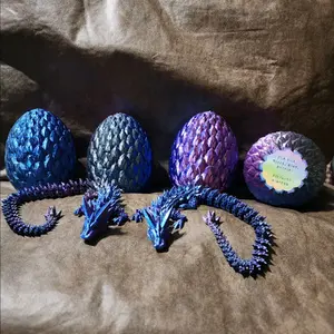 Medium Size Crystal Dragon Figurine - Decor - Gift summer Realistic 3D