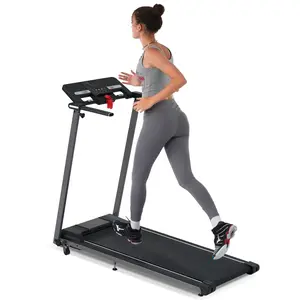Folding Treadmill Walking Pad 2.5HP Electric Motorized Running Machine with Incline 0.5-7.5MPH Speed 265LBS Capacity Compact Portable Exercise Equipment for Home Office Apartment Indoor Walking Jogging Cardio Fitness, Home Furniture and