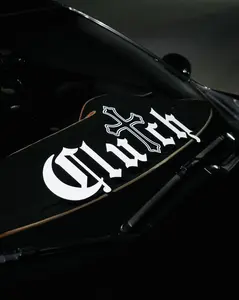 [BIG SIZE]-Clutch Windshield Banner V2, Decal Waterproof Stickers for Car Windows Trucks & Computers Perfect Gifts Decorative Religious Message