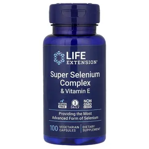 Life Extension Super Selenium Complex & Vitamin E, 100 Vegetarian Capsules