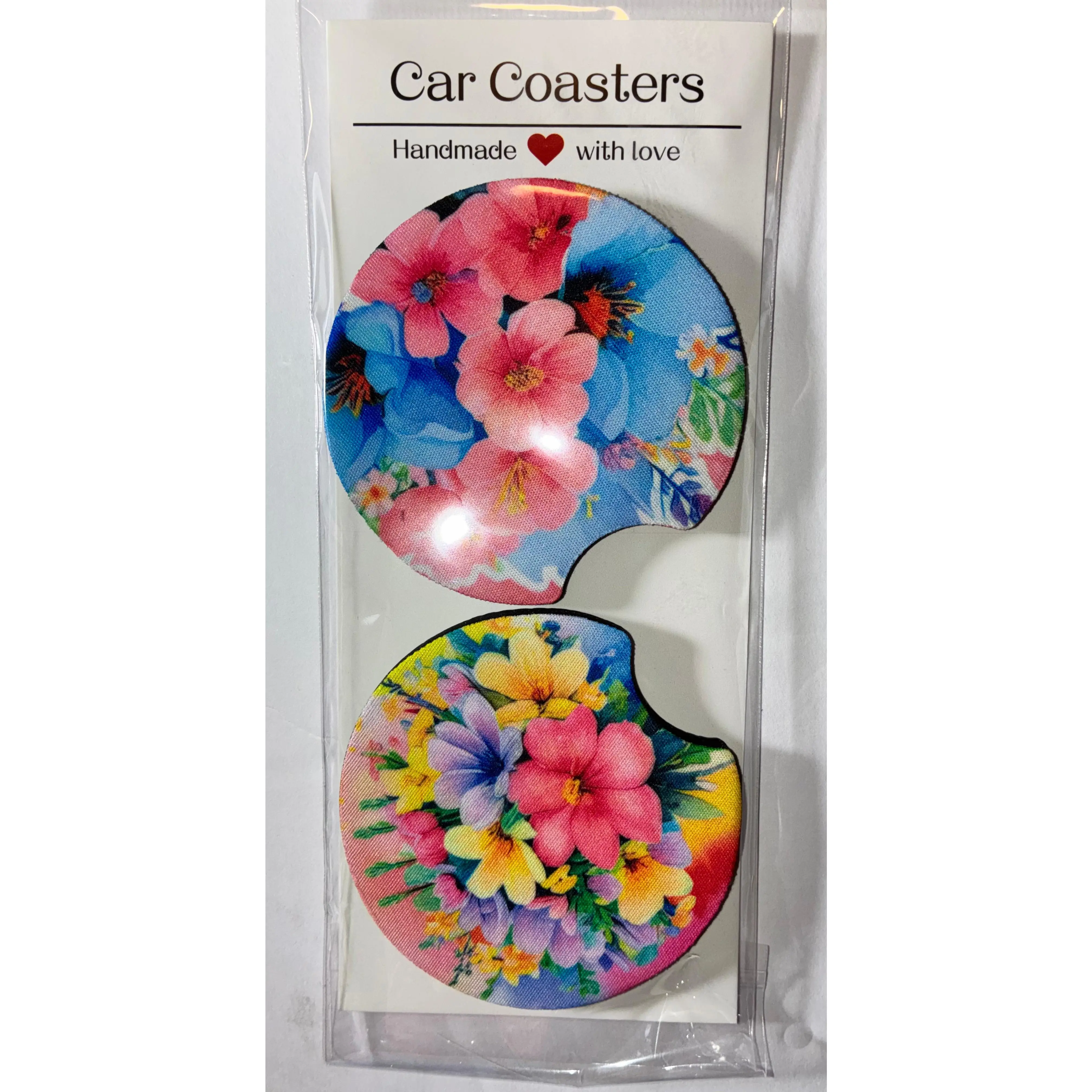 Flower bouquet car coasters Flower bouquet car coasters