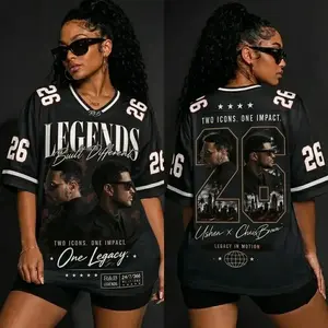 26 Legends Raymond & Brown Football Jersey Shirt, The R&B Tour Shirt, Hip Hop Graphic Tee, Unisex Gift Tee For Fan