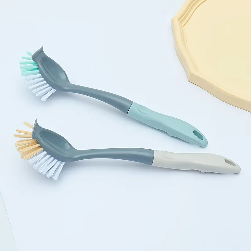 1PC Hanging type non greasy long handle pot washing brush, stove brush, cleaning brush, Cleaning Supplies