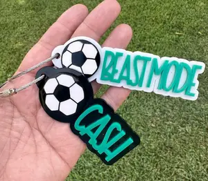 Bag Tags for Soccer Personalize name color and customize for your favorite player!