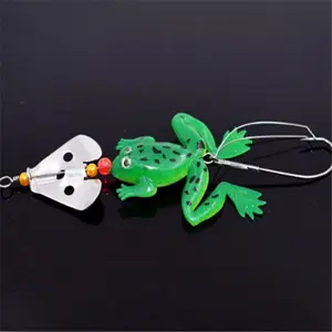 Weedless Top Water Frog Spinner Bait