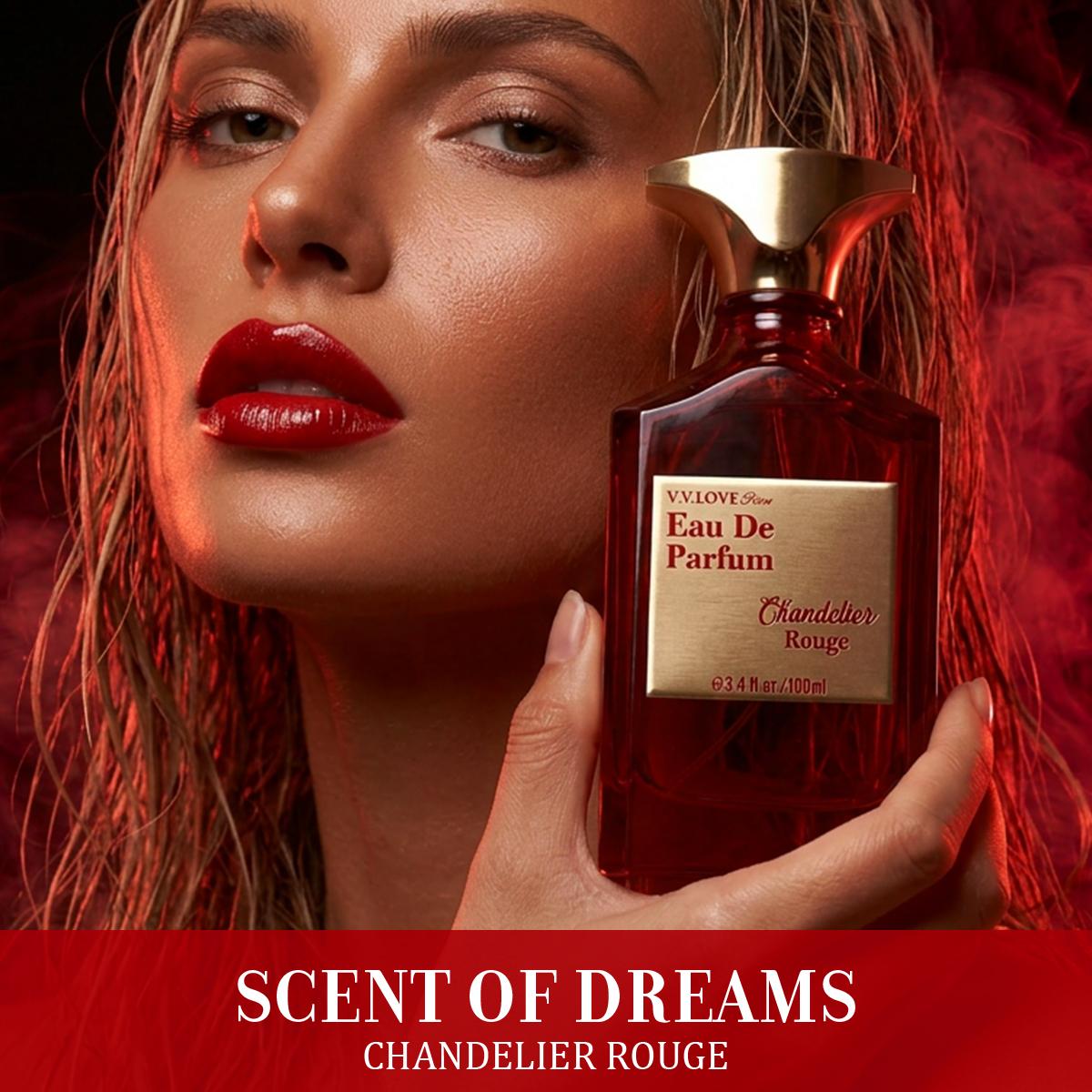 Chandelier Rouge | Fruity Floral Vanilla Woody | EDP Luxury Women Perfume 100ml | Apple,Lychee,Rose,Jasmine,Vanilla | Long Lasting Date Night,Party & Special Occasions