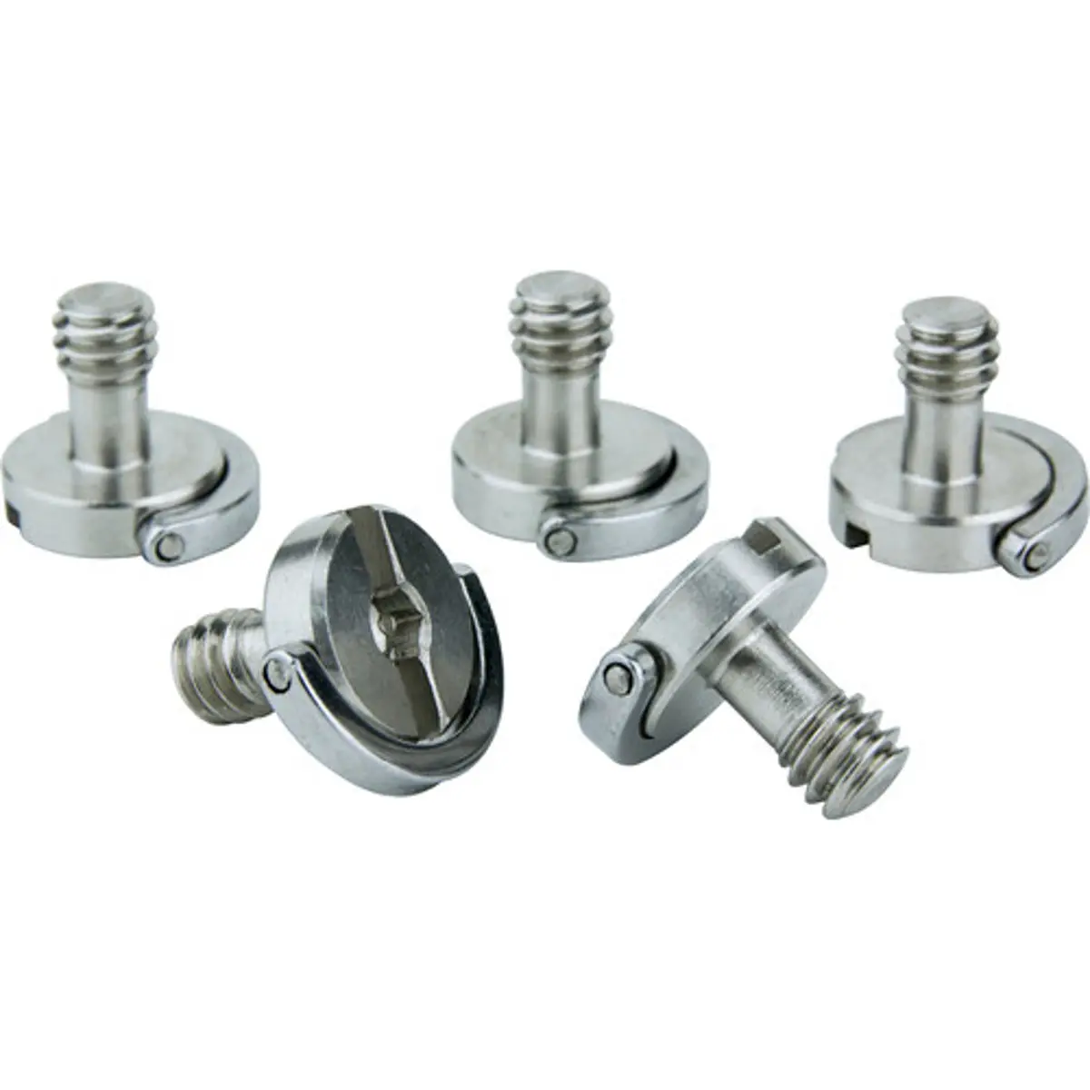 Kupo Durable 1/4"-20 D-Ring Screw, 5-Pack Camera Accessories for Camera Equipment & Photography Devices