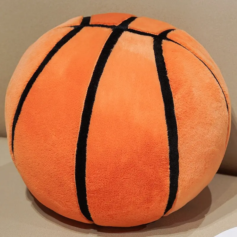 Basketball Shape Decorative Pillow, Washable All-Season Cushion, Suitable for Office Chair, Sofa, Living Room, Multi-Functional Home Accent Pillows