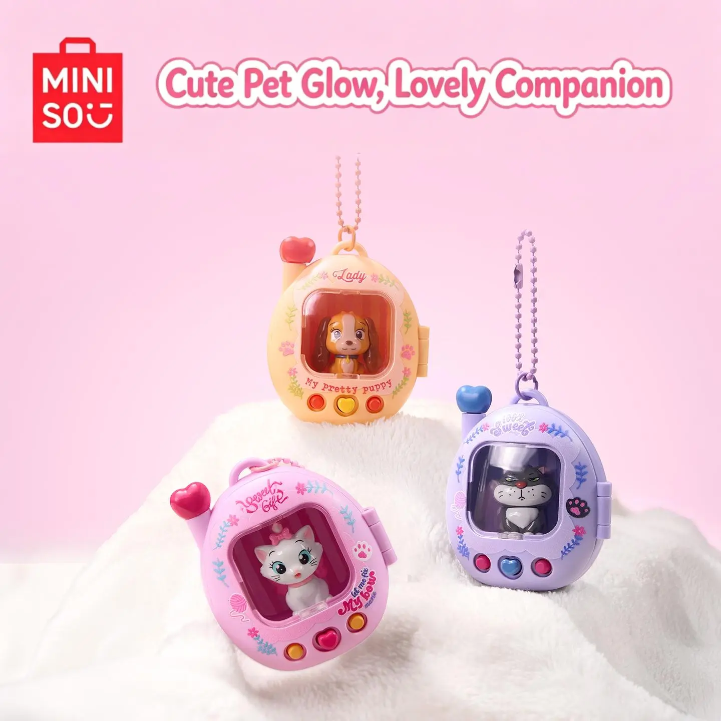 [Back to School] Disney Classic Character Keychain | Marie, Lady & Lucifer Cute Bag Charms, Childhood Nostalgia Gift for Kids & Adults & Disney fans, love gift