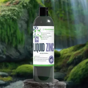 Liquid Ionic Zinc | 16 oz | 96 Servings | +/- 100 PPM – Fast Absorption Mineral Supplement – Boosts Immune System , Metabolism & Collagen Production - Supports Hair, Skin & Nail Health - Vegan, Non-GMO, Gluten-Free – Healthcare Supplement