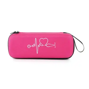 Heartbeat Line Pattern Stethoscope Storage Case, 1 Count Dust-proof Stethoscope Carry Bag, Durable Lightweight Organizer, Travel Carry Bag for Medical Diagnosis Accessories, Organiser