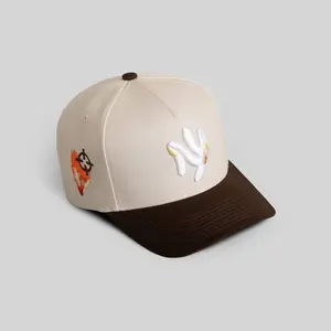 FIELD GRADE X KURVE STUDIO NY IS HEALING OFF WHITE MOCHA TRUCKER