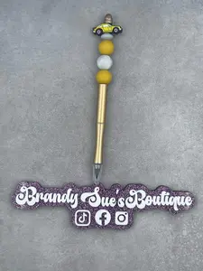 Race Car Beaded Pencil