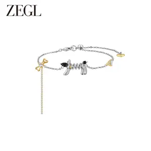 ZEGL 14k Gold-Plated Snap-Closure Bracelet for Women, Elegant Layering Jewelry Gift for Mother's Day, Valentine's Day & Christmas, Hypoallergenic Fashion Accessory