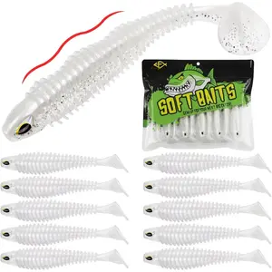 Paddle Tail Swimbaits 10/16/20 PCS Fishing Lures Soft Plastic Lures for Trout Crappie Walleye Soft Baits for Bass Fishing Freshwater Saltwater 4.1/3.5/3/2.5 Inch