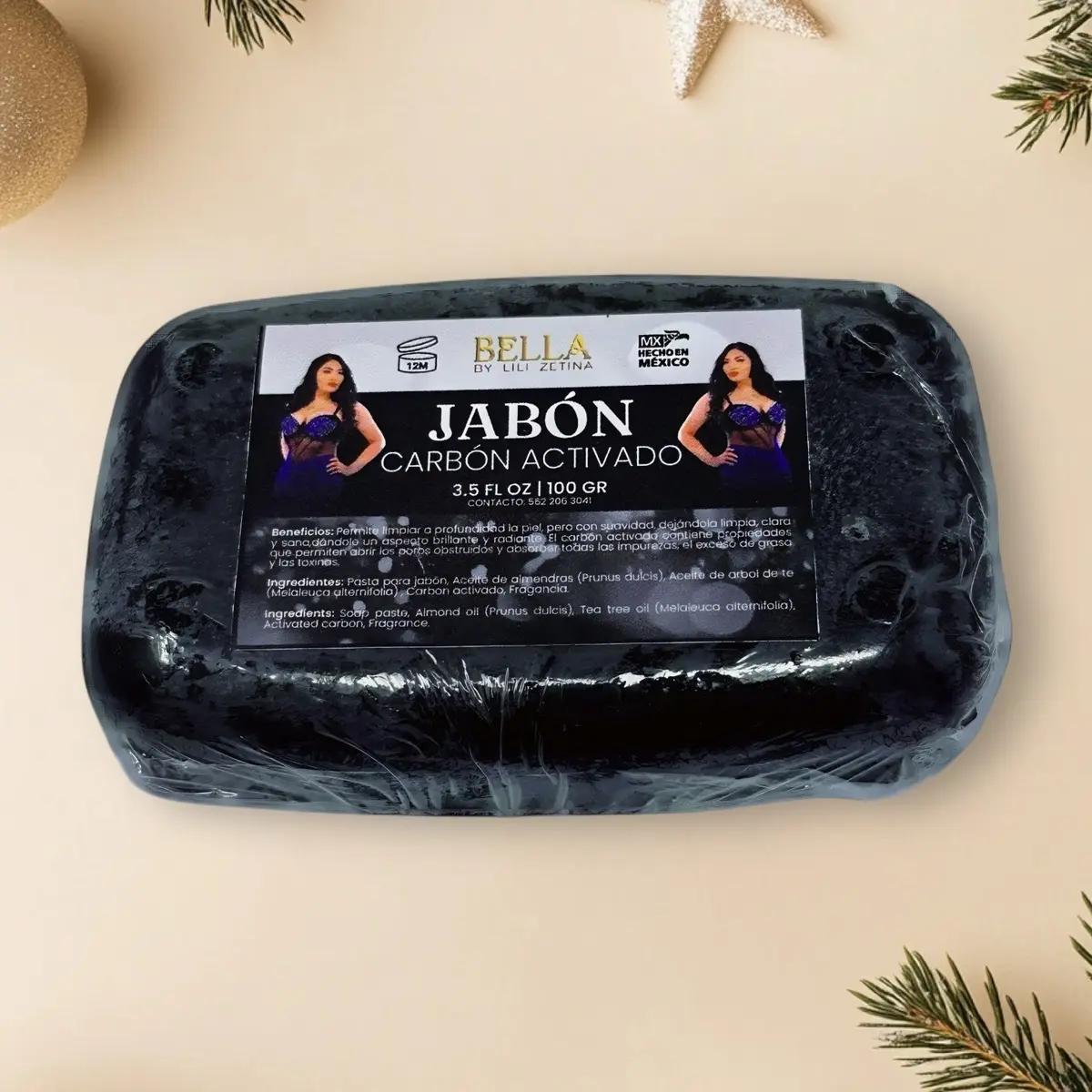 JABÓN CARBÓN ACTIVADO Acne Body Care Radiant Cleanser Skin Repair Cleansing Gentle