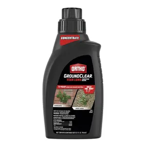 Ortho GroundClear Year Long Vegetation Killer2 Concentrate - Weed Killer Concentrate, Kills and Prevents Weeds Up to 1 Year, 32 fl. oz.