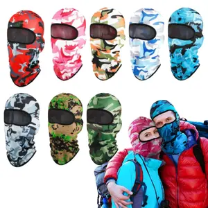 8 Pack Camouflage Balaclava for Men Women, Breathable Polyester Full Face Mask with UV Protection for Summer Outdoor Sports