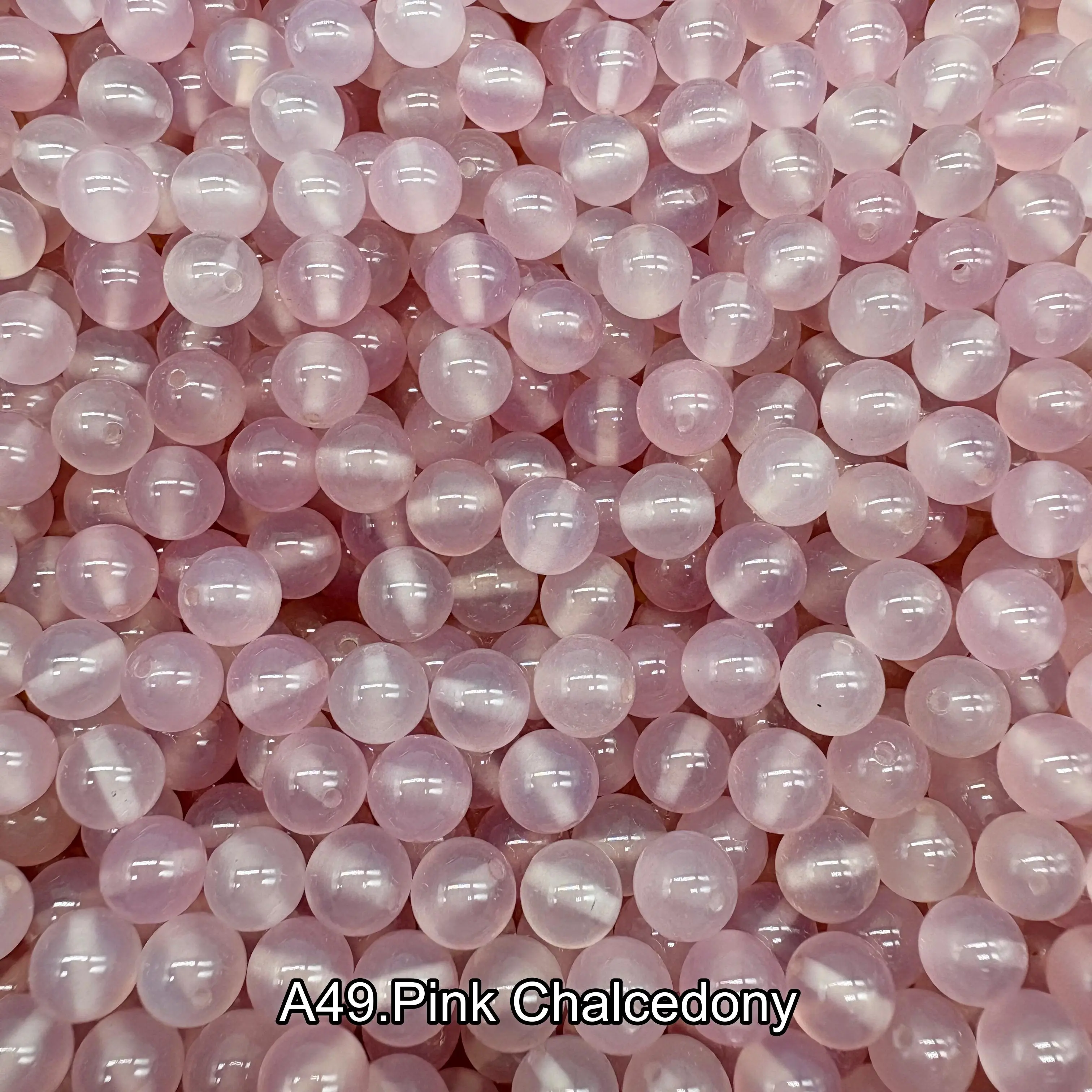 【A-Section 8mm 】Crystal Beads; 1 Order=16 Spoons(can make 8 bracelets )