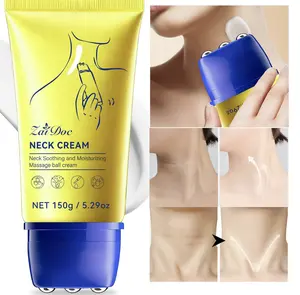 Roller Massage Neck Cream - Designed specifically for the neck, with a built-in roller massage head that precisely fits and promotes absorption. Gentle nourishment helps to enhance the softness and smoothness of the skin.