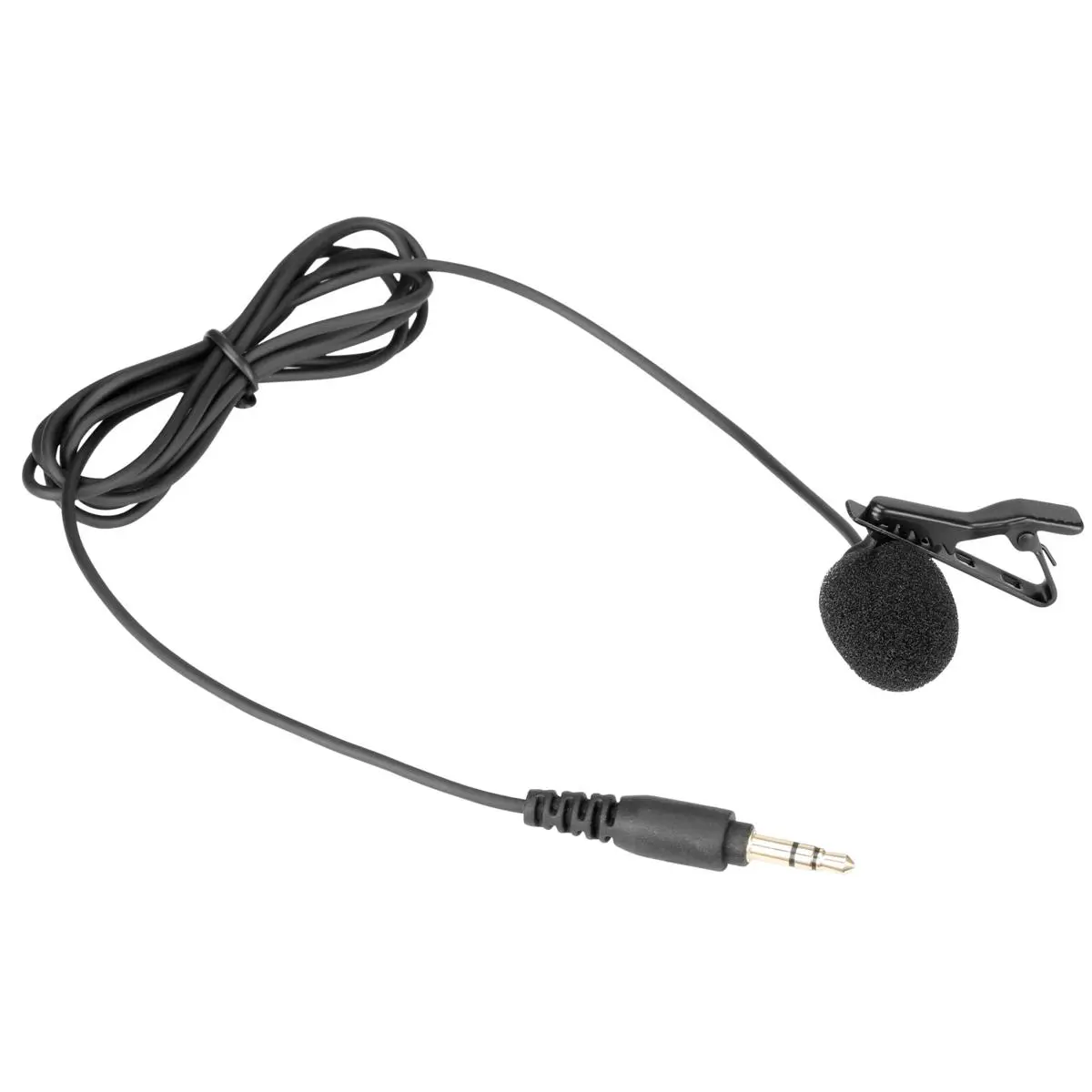 Saramonic SR-M1 Omnidirectional Electret Condenser Lavalier Microphone - 3.5 mm Jack Plug Cable, Portable Durable Handheld Recording Alternative for Wireless Systems, Mirrorless Cameras, Compact